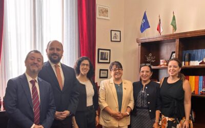 Visita protocolar con Ministra de la Corte Suprema encargada de Asuntos de Familia